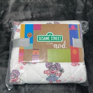 NWT Land of nod Abby Cadabby changing pad cover Sesame Street
